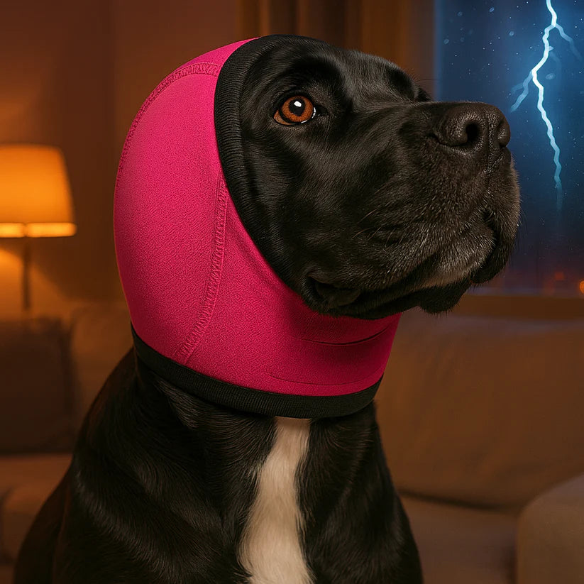 Gehörschutz Hund Ohrenhaube mit Geräuschdämpfung